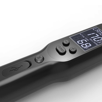 Termometer Makanan Instan Lipat Digital Tahan Air IPX7, Termometer Makanan dengan Alarm Berbunyi, Baterai Isi Ulang USB