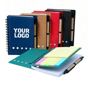 Printed Promotion Business Gift Logo <b>Small</b> Customizable Custom Spiral Notepad - Product Image 1