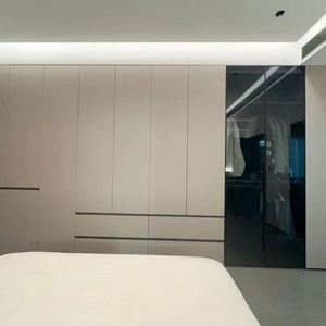 Modular personalizado diseño de madera moderno dormitorio armario vestidor - Product Image 1