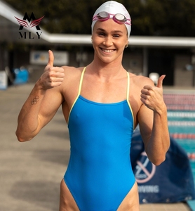 <span class=keywords><strong>Costume</strong></span> da bagno <span class=keywords><strong>intero</strong></span> professionale da <span class=keywords><strong>donna</strong></span> MLY per allenamento e gara, 100% poliestere, alta resistenza al cloro, <span class=keywords><strong>costume</strong></span> da fitness ad asciugatura rapida - Product Image 4