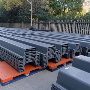 Durable 50+years U Type Plastic Sheet Pile Vinyl Seawall Sheet Pile Pvc For Water Control Solutions With High Quality