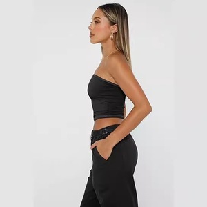 Bretelles Crop Tank Fashion Sport Bra <span class=keywords><strong>Sexy</strong></span> Top Tube Bandeau Backless pour les femmes - Product Image 3