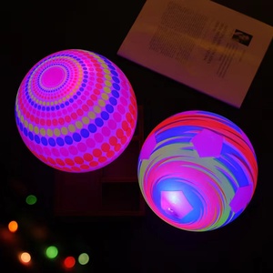 HAPU Factory New Hot Jumping Light <b>Ball</b> Fitness Sports Children's Fluorescent Toys Flash Elastic Wave <b>Ball</b> <b>Led</b> <b>Ball</b> - Product Image 2
