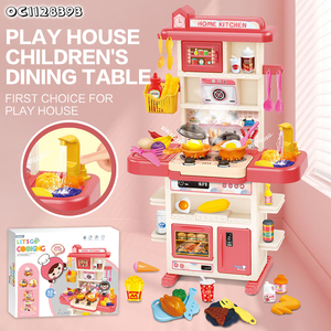 Enfants Simulation Vaisselle Famille Cuisson Eau Pulvérisation Grand Plastique Maison <span class=keywords><strong>Cuisine</strong></span> Jouet avec Accessoires <span class=keywords><strong>pour</strong></span> 11 <span class=keywords><strong>Ans</strong></span> Filles - Product Image 2