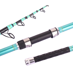 Canne à pêche de surf TEF023 puissante à pointe pleine de 1,2 mm, canne à pêche télescopique en carbone 24T de 4,2 m pour la pêche au gros gibier, fabrication OEM - Product Image 1