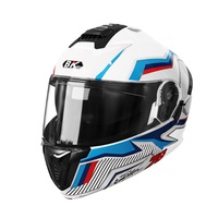Casque de moto modulaire rabattable homologué DOT, double visière, casque de moto, EPS haute densité, résistance aux chocs, équipement de sécurité ABS
