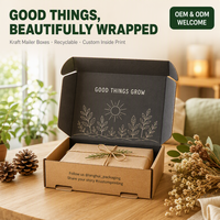 Boîte d'expédition en carton ondulé kraft écologique et recyclable, personnalisable à l'intérieur et à l'extérieur, avec fermeture auto-adhésive, OEM ODM en gros