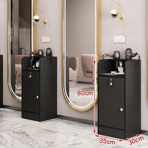 Carrito de Peluquería Moderno de Alta Calidad con Marco Metálico y Soportes para Secador, para Salones de Belleza, Barberías, Gimnasios y Uso Doméstico - Product Image 6