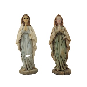 Crucifix religieux en résine délicat fait main pour souvenirs et cadeaux de Noël FC804-417 Statues religieuses catholiques - Product Image 2