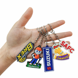 Cadeaux personnalisables bon marché de produit de remerciement pour les affaires, <span class=keywords><strong>porte</strong></span>-<span class=keywords><strong>clés</strong></span> en PVC de cadeau d'affaires promotionnel personnalisé - Product Image 3
