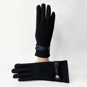 冬の工場割引プレミアム品質のためのBSCIメーカーファッショナブルな女性用手袋