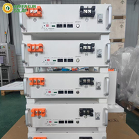 Batterie LiFePO4 48V 24V 12V 100Ah 200Ah 300Ah 100 300 200Ah à décharge profonde 51.2V Solaire 48V 24V 12V Pack de batteries lithium-ion avec BMS