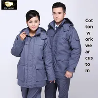 Chaqueta de Algodón Gruesa y Cálida para Invierno, Overol de Trabajo con Múltiples Bolsillos, Unisex, para Fábrica, Soldadura, Transporte, Protección Laboral, CE