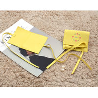 Emballage de bijoux en microfibre imprimé de logo personnalisé taille standard pochette cadeau pour bijoux en velours