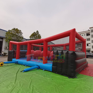 Giant outdoor commercial grade kids interactive sports juegos hinchables big baller wipe out <b>inflatable</b> <b>games</b> - Product Image 4