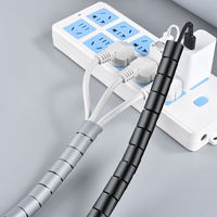 Protector de Cables en Espiral de PE Blanco y Negro de 14 mm, Precio de Fábrica