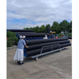 <span class=keywords><strong>Tuyau</strong></span> de drainage corrugué à double paroi en PEHD pour applications souterraines, diamètres 200mm, 300mm, 500mm, 600mm, 800mm, 1000mm, 1200mm - Product Image 4
