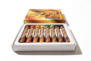 Ensemble de pastels à l'huile ronds pour étudiants, 8 couleurs, format <span class=keywords><strong>mini</strong></span>, pour le dessin scolaire, personnalisable en usine, économique - Product Image 3