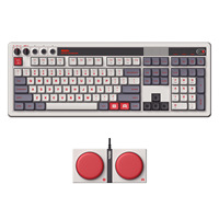 8bitdo Retro108 Clavier Mécanique LED Rétro-Éclairé USB-C Sans Fil pour BT Ordinateur Portable Gaming Trois-Mode Universel