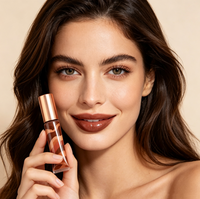 Gloss à lèvres hydratant et repulpant au chocolat, étanche, personnalisé, en gros, OEM/ODM, marque privée, huile à lèvres hydratante en profondeur