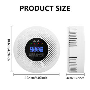 <span class=keywords><strong>Détecteur</strong></span> combiné <span class=keywords><strong>de</strong></span> <span class=keywords><strong>fumée</strong></span> <span class=keywords><strong>et</strong></span> <span class=keywords><strong>de</strong></span> <span class=keywords><strong>monoxyde</strong></span> <span class=keywords><strong>de</strong></span> <span class=keywords><strong>carbone</strong></span>, <span class=keywords><strong>connecté</strong></span> Wi-Fi, modèle mural WJ-SC10, commerce extérieur transfrontalier - Product Image 5