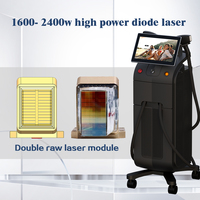 1600- 2400w haute puissance une fois épilation rapide laser à diode laser indolore 755 808 940 1064nm avec MDSAP