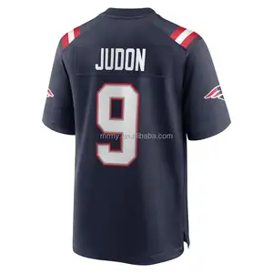 Best Quality #9 Judon #10 Jones #11 EDELMAN #12 Brady #38 STEVENSON American Football Jersey
