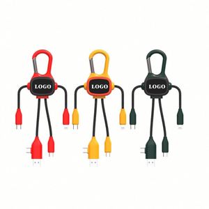 Câble de données USB publicitaire personnalisé avec logo, chargeur créatif coloré, décoration suspendue - Product Image 1