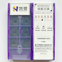 Outils de coupe en carbure CNC WNMA Plaquette de tournage indexable WNMA 080412 pour fraiseuses Support personnalisé OEM