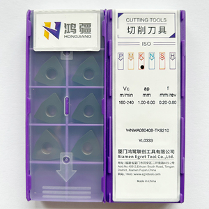 Herramientas de corte de carburo CNC WNMA, inserto de torneado indexable WNMA 080412 para fresadoras, soporte personalizado OEM - Product Image 6