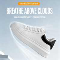 Sneakers en cuir PU blanc personnalisées avec logo de marque privée, fabriquées directement en usine, plateforme épaisse, antidérapantes, légères, OEM ODM
