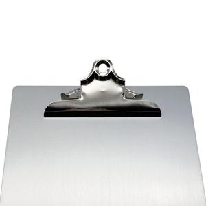 Porte-documents en aluminium argenté avec logo personnalisé de la marque EMDA, modèle 70M301, pour le bureau, le stockage de documents, format A4 - Product Image 5