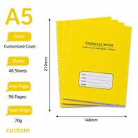 Carnet d'exercices pour étudiants du Moyen-Orient en gros, avec logo arabe agrafé, couverture personnalisée, pour usage scolaire, fabricant de cahiers d'exercices