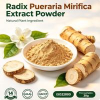 Poudre d'extrait de Radix Puerariae Lobatae 40% Isoflavones de Pueraria Extrait de racine de Kudzu en poudre