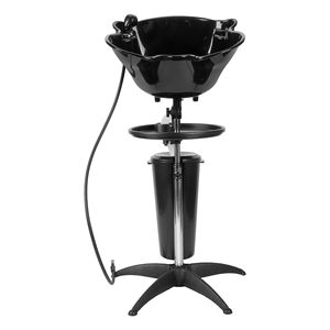 Lavabo Portatile per Shampoo con Stazione di Lavaggio Regolabile e Serbatoi d'Acqua Integrati per Saloni di Bellezza, Spa e Parrucchieri - Product Image 6