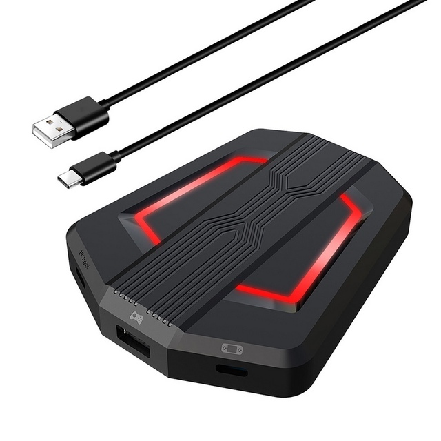 HXSJ P6 Keyboard and Mouse Adapter Portable Mice Converter Replacement for N-Switch PS4 PS3 XBox One 360