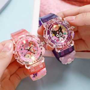 Relojes para niños, reloj electrónico de dibujos animados, modelos femeninos, estudiantes de <span class=keywords><strong>primaria</strong></span> <span class=keywords><strong>y</strong></span> <span class=keywords><strong>secundaria</strong></span>, reloj digital de cuarzo con puntero para niños - Product Image 3