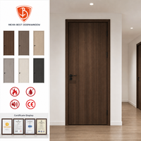 Porte intérieure moderne en bois Mexin, insonorisée, pré-montée avec cadre et panneau, pour chambre à coucher, appartement, rénovation de maison
