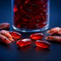 Complément Alimentaire Vitamines avec Astaxanthine et Huile de Krill de l'Antarctique Bonbons Gommeux 60 Unités pour Adultes 2 Doses Durée de Conservation 24 Mois