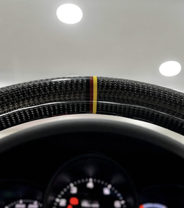 Volante de fibra de carbono mejorado para Porsche Panamera Cayenne 957 <span class=keywords><strong>Macan</strong></span> <span class=keywords><strong>2019</strong></span> 996 997 Cayman 987,1 997,2 991 991,1 - Product Image 4