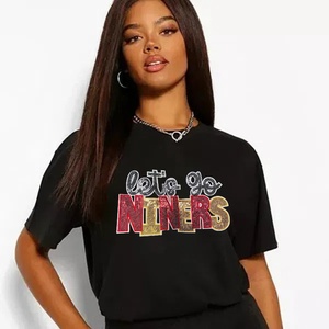 定制超级碗球队风格亮片刺绣熨烫贴花，适用于帽子、夹克和包袋，体育迷用品，比赛日贴花 - Product Image 2