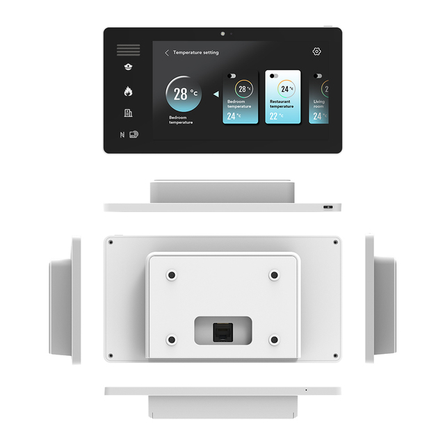 Tuya Home Automation Rs232 rs 232 Rs485 rs 485 to Iot Cloud Hub Eu Smart Home Screen Poe Rj45 Smart Zigbee Hub Gateway