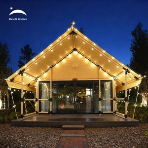 Starwild <span class=keywords><strong>Hotel</strong></span> de lujo al aire libre Living Resort Custom Homes Single Four-Season Glamping Hut Baño <span class=keywords><strong>Safari</strong></span> Lodge Carpas - Product Image 1