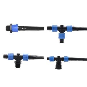 1/2 3/4インチ 16mm DN17パイプ ストレートティー ドリップテープ ロックコネクター 点滴灌漑継手 - Product Image 5