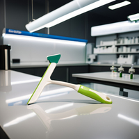 Essuie-glace Sunshine pour porte en verre de salle blanche Nettoyeur de raclette légère multicolore avec poignée en plastique et matériau PP