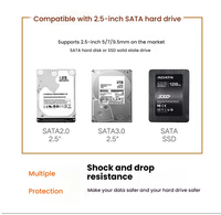 Casing Eksternal HDD SSD 2.5 Inch SATA USB 3.0 Tanpa Alat