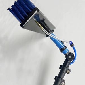 Brosse à eau pour panneaux solaires et vitres, 3,6-10,8 m, avec distributeur de savon, en aluminium et fibre de carbone, vente en gros - Product Image 2