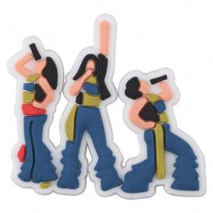 Abalorios de PVC para decoración de zuecos con diseño de la cantante británica <span class=keywords><strong>Mamma</strong></span> <span class=keywords><strong>Mia</strong></span>, accesorios para pulseras, venta al por mayor - Product Image 4