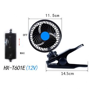 Ventilador Portátil de Carro com <span class=keywords><strong>Clip</strong></span>, Baixo Ruído, Ajustável, <span class=keywords><strong>12V</strong></span>, Ventiladores de Ar Oscilantes - Product Image 2