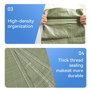 Sacos de Arena Tejidos RUIQI, Tamaño Mediano a Grande, para Control de Inundaciones, Alivio de Desastres, Material Decorativo de Polipropileno - Product Image 4